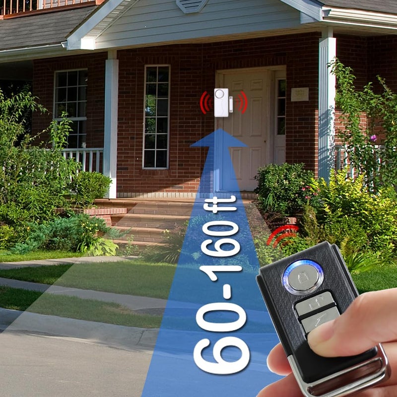 HENDUN Wireless Remote Door Alarm When Opened, Windows Open Alarms, Magnetic Security Sensor, Pool Safety for Kids, Alzheimer's Care - Image 4